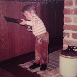 Me holding the rifle wrong. :) I'm about 3.