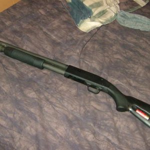 my Mossberg 590 A1 with speed stock