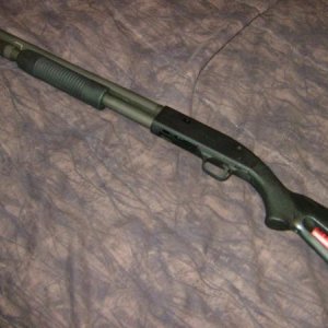 Mossberg 590 A1 with speed stock and limb saver